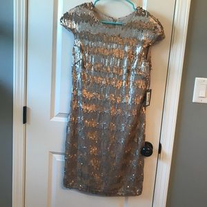 Gold Sequined Dress